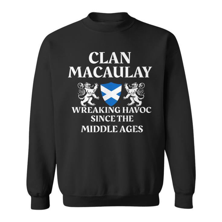 Macaulay Scottish Family Clan Scotland Name  Men Women Sweatshirt Graphic Print Unisex