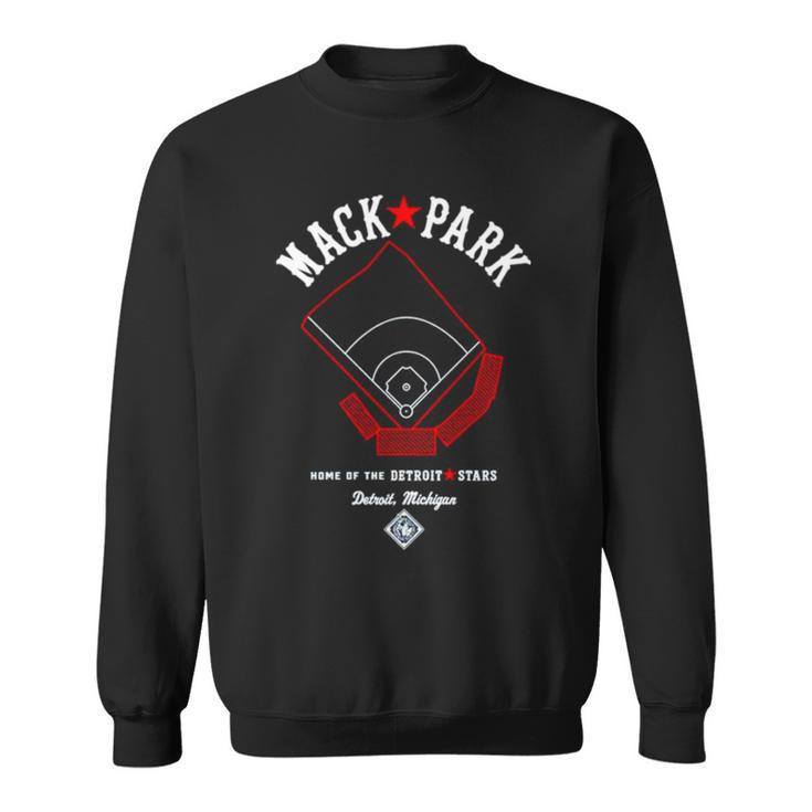 Mack Park Home Of The Detroit Stars Sweatshirt