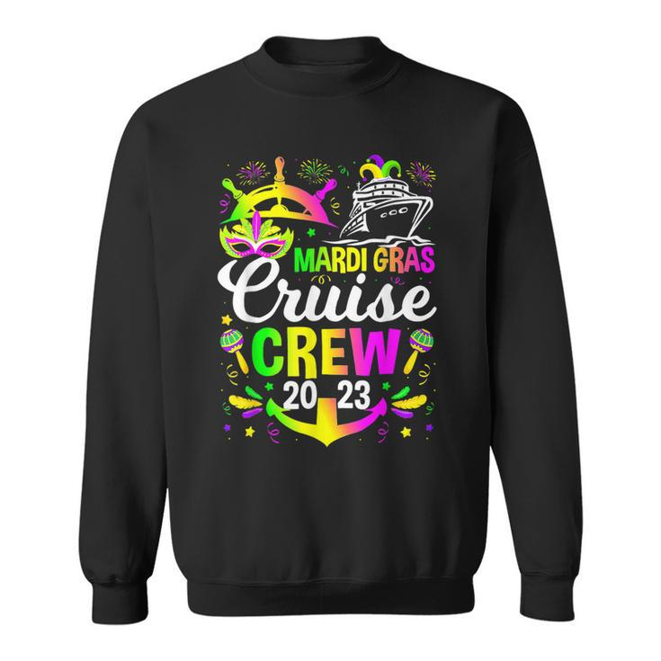 Mardi Gras Cruise Crew 2023 Cruising Funny Festival Party  Sweatshirt - Thegiftio