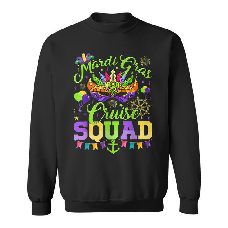 Mardi Gras Cruise Squad 2023 Matching Group Family Costume  Sweatshirt