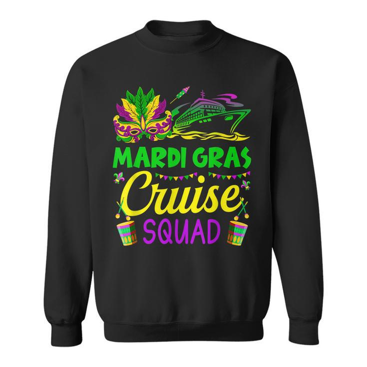 Mardi Gras Cruise Squad Matching Group Cruising Cruise Ship  Sweatshirt
