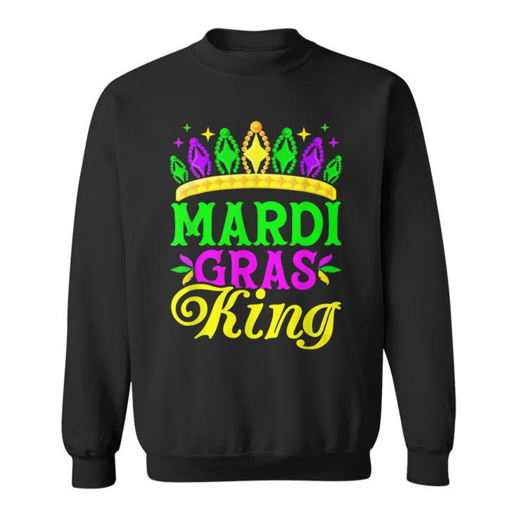 Mardi Gras King Funny Carnival Festival Mardi Gras Graphic  V2 Sweatshirt