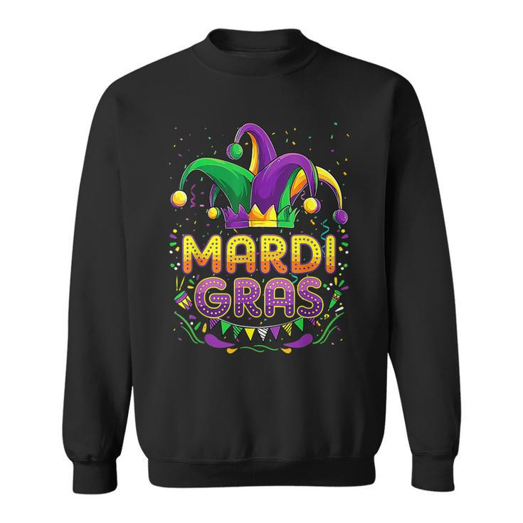 Beads And Bling It's A Mardi Gras Thing Fun Design Long Sleeve T-Shirt