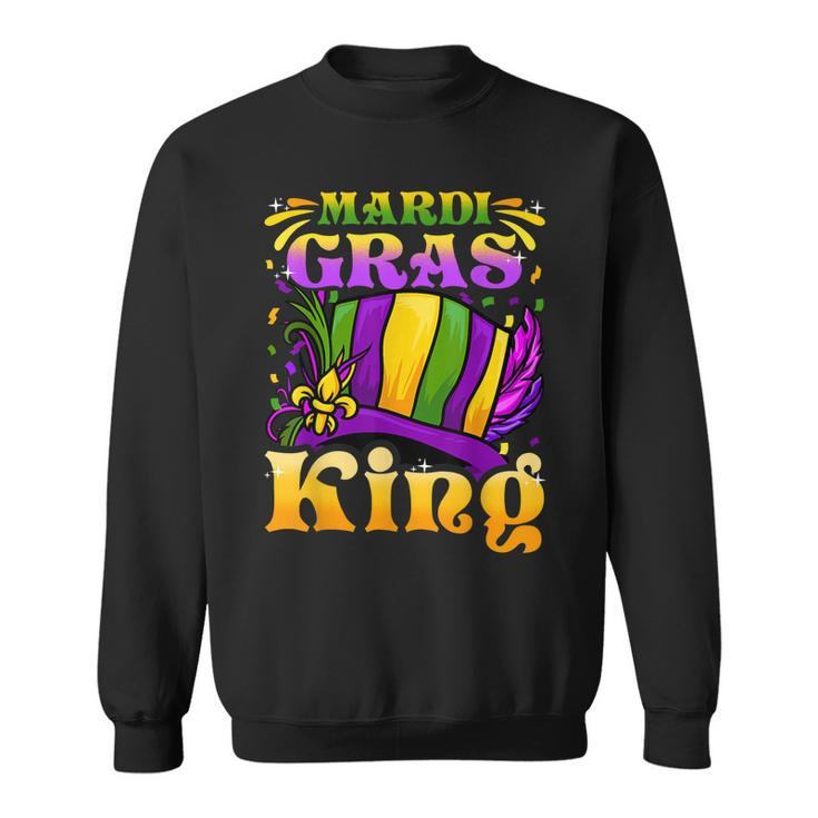 Mardi Gras Party Mardi Gras King Parade  Sweatshirt