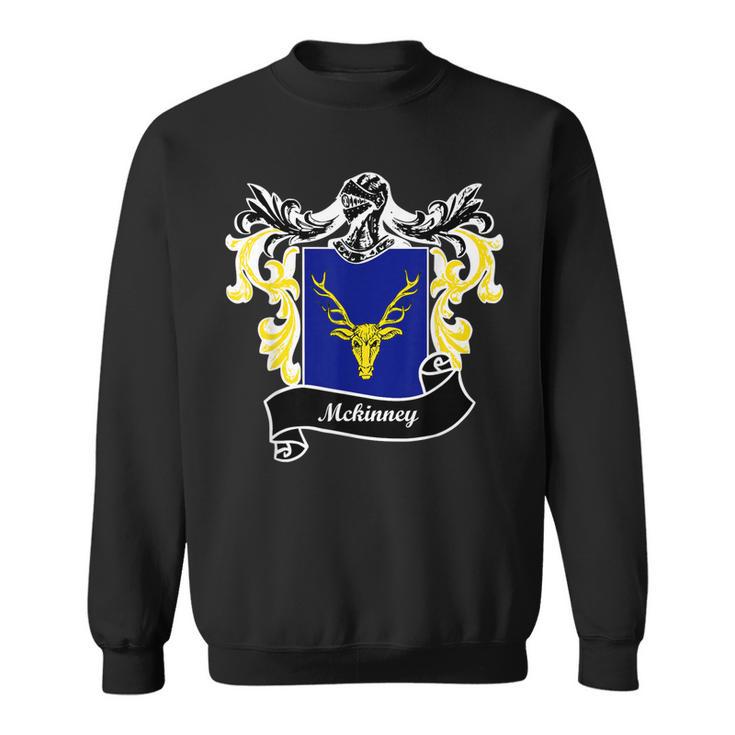 Mckinney Coat Of Arms Surname Last Name Family Crest Sweatshirt - Seseable