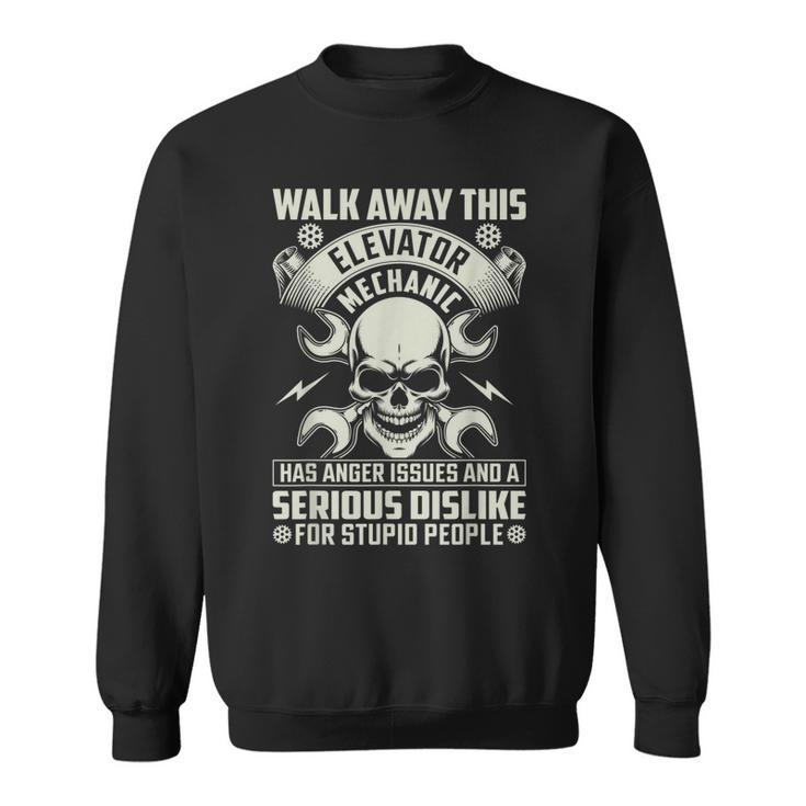 Mechaniker Handwerker Werkstatt Maschinenbauingenieur V3 Sweatshirt