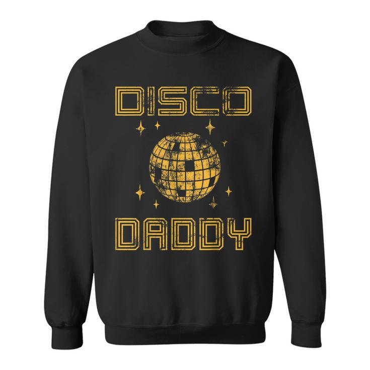 Mens Disco Daddy Retro Matching 60S 70S Party Costume Dad  Sweatshirt