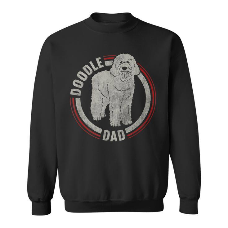 Mens Doodle Dad - Mens Goldendoodle Vintage  Sweatshirt