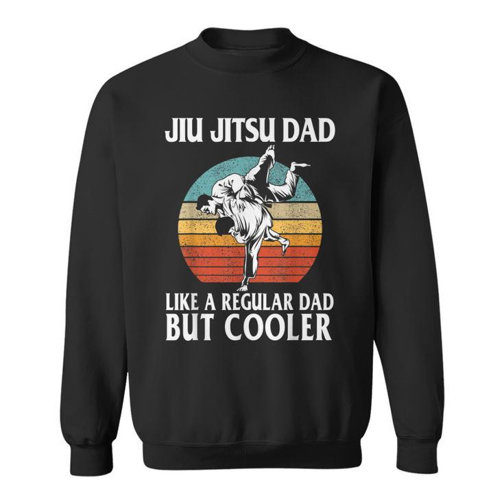 Mens Father’S Day Jiu Jitsu Dad Training Father Vintage Funny  Sweatshirt