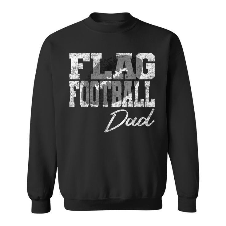 Mens Flag Football Dad  Sweatshirt