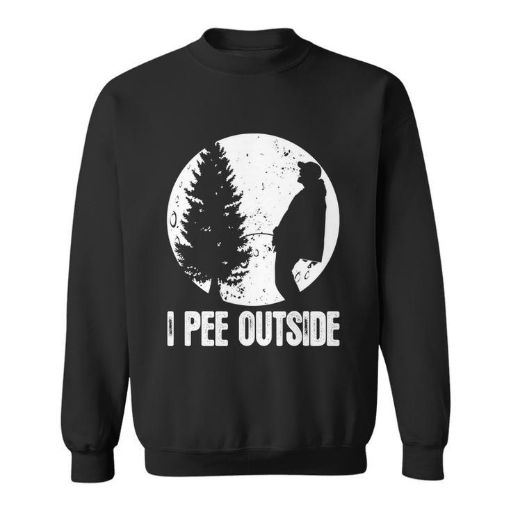Mens Funny Camping Shirts For Men I Pee Outside Inappropriate Tshirt Sweatshirt