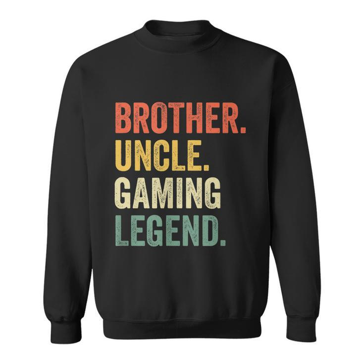 Mens Funny Gamer Brother Uncle Gaming Legend Vintage Video Game Tshirt Sweatshirt