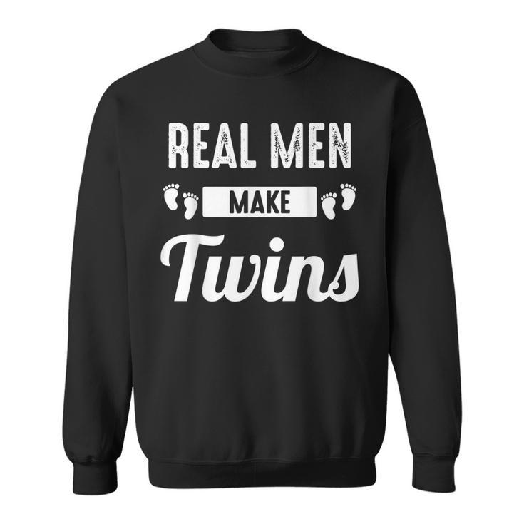 Mens Funny Twins Dad Novelty For Fathers Day  Sweatshirt