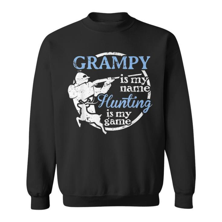 Mens Hunting Grampy Fathers Day Gift For Dad Or Grandpa Hunter Sweatshirt