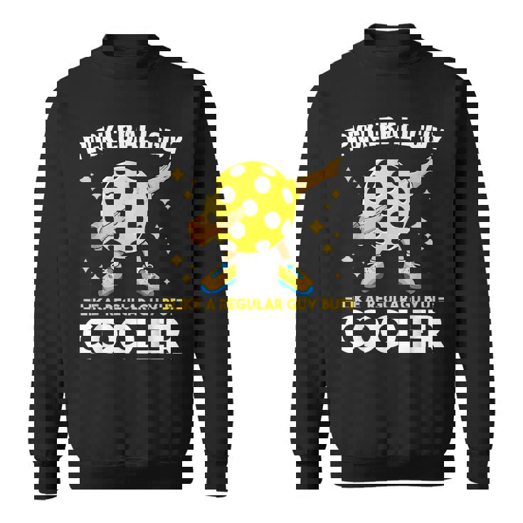 Mens Pickleball For Men Funny Dabbing Pickleball Guy Sweatshirt