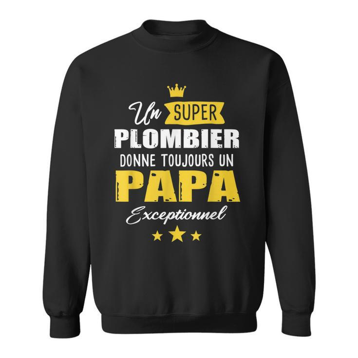 Mens Plumber Dad Fathers Day To Be Father  Sweatshirt