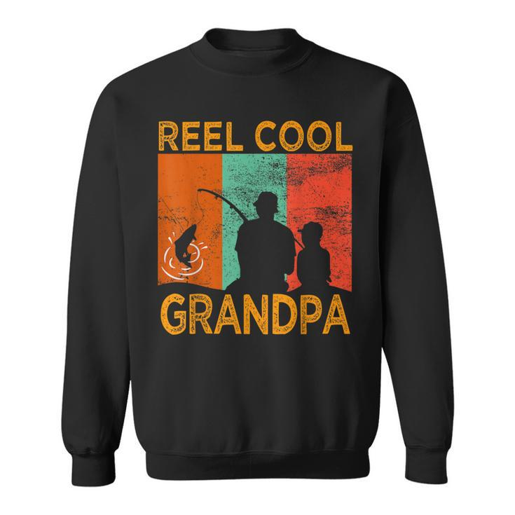 Mens Reel Cool Grandpa Fishing Daddy Vintage Grandpa Fathers Day