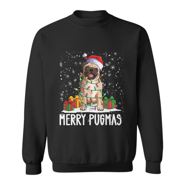 Merry Pugmas 2022 Xmas Pug Christmas Party Pug Lover Tshirt V2 Sweatshirt