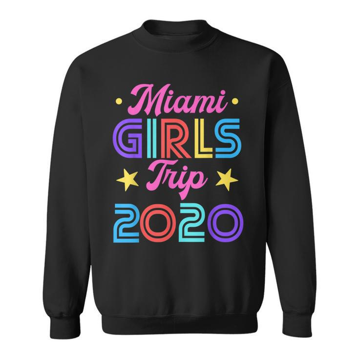 Miami Girls Trip 2020 Matching Squad Bachelorette Vacation Sweatshirt