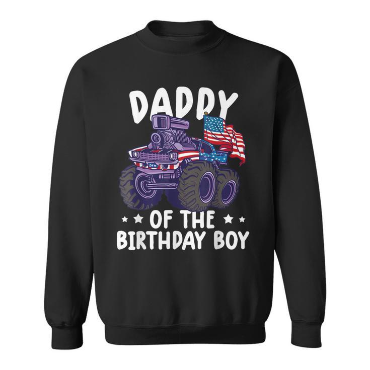 Monstertruck Vater Geburtstagskind Sweatshirt für Familienfeiern