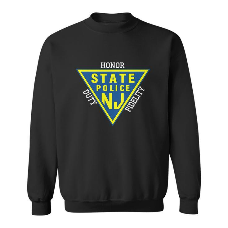 New Jersey State Police - Honor Nj Duty Fidelity Men Women Sweatshirt Graphic Print Unisex