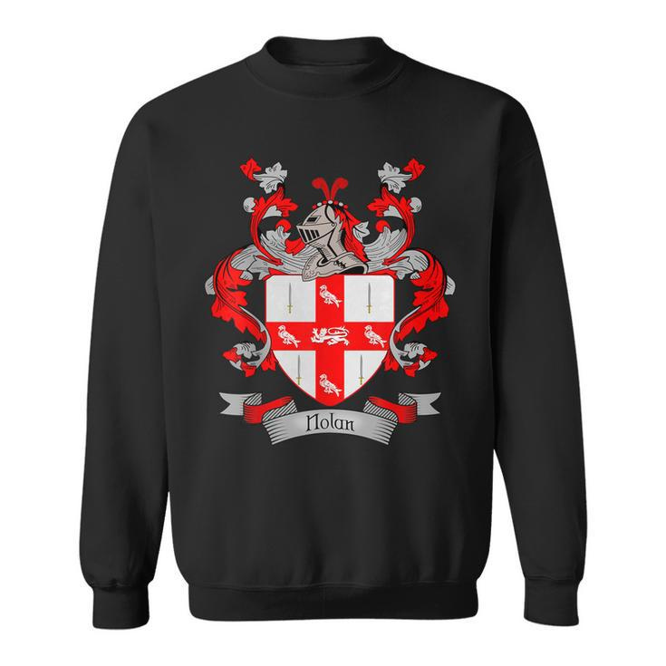 Nolan Coat Of Arms | Nolan Surname Family Crest Sweatshirt