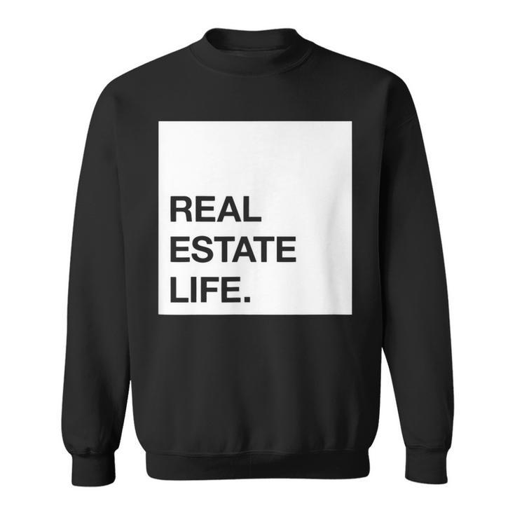 Novelty Realtor Pocket Realtor Life Real Agent  Sweatshirt
