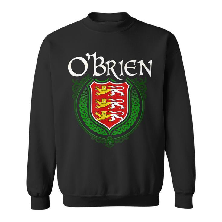 Obrien Surname Irish Last Name Obrien Family Crest  Sweatshirt