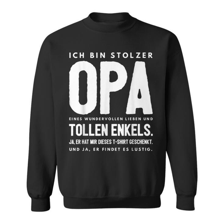 Opa Enkel Team Sweatshirt, Lustiges Spruch Geburtstag