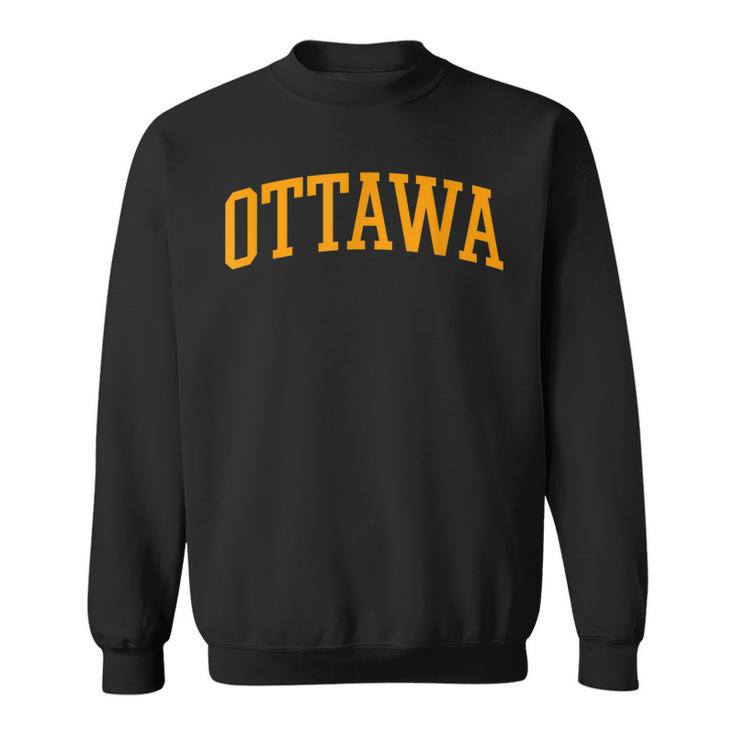 Ottawa Arch Vintage Retro University Style Sweatshirt
