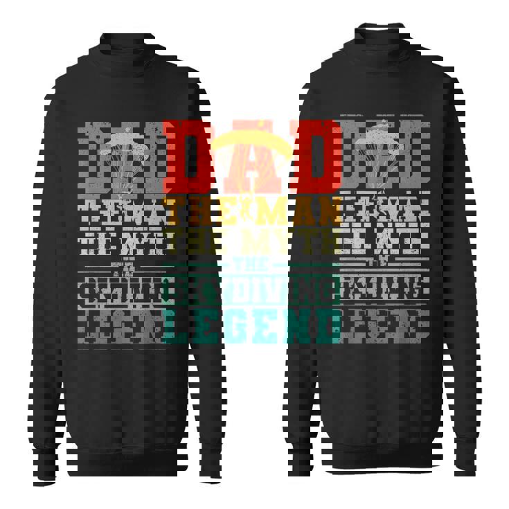 Papa Fallschirmspringen Sweatshirt: Der Mann, Mythos, Legende, Skydiver