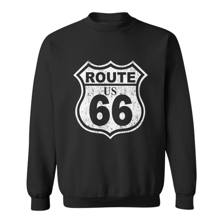 Pattern Design Rute 66 Hot Rod Speed Way Sweatshirt