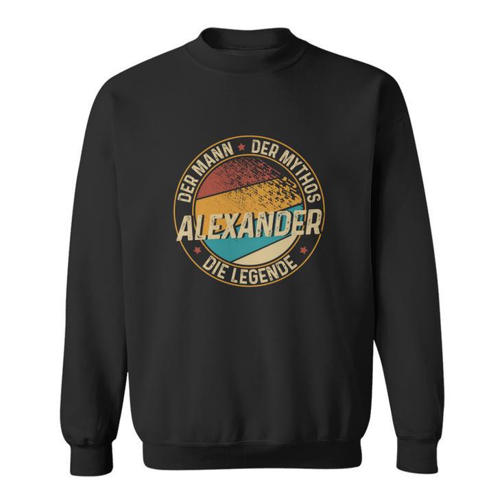 Personalisiertes Alexander Sweatshirt: Mann, Mythos, Legende Tee