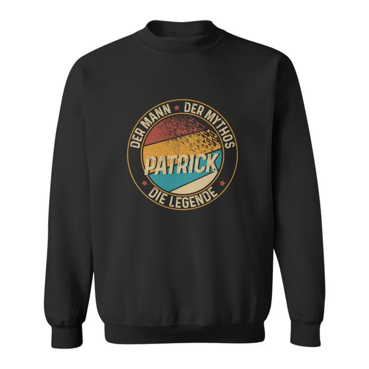 Personalisiertes Legendäres Bier Sweatshirt für Patrick, Übermann-Mythos Design