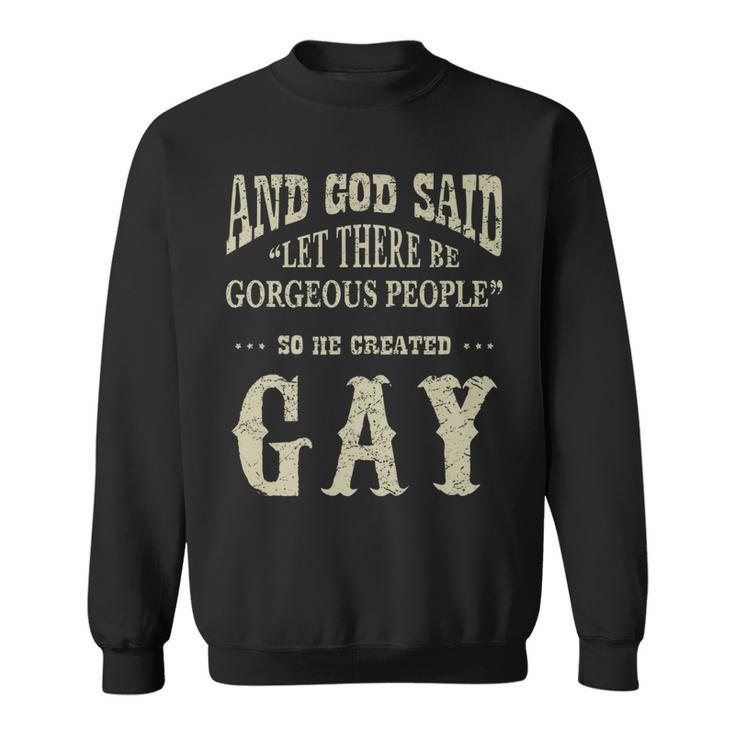 Personalized Birthday Gift Idea For Person Named Gay Sweatshirt