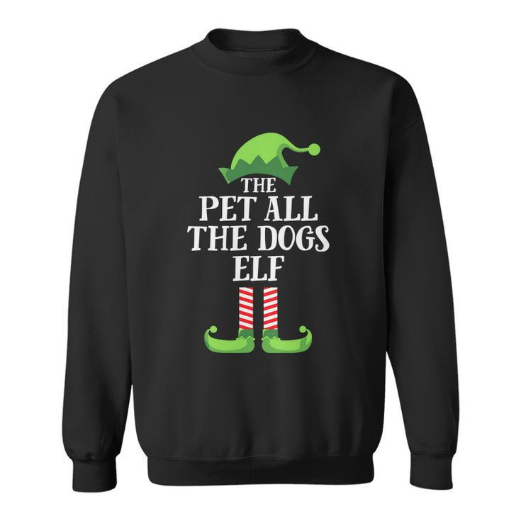 Pet All The Dogs Elf V2 Sweatshirt