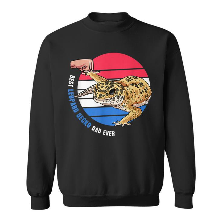 Pet Leopard Gecko Gift Best Leopard Gecko Dad Gift For Mens Sweatshirt