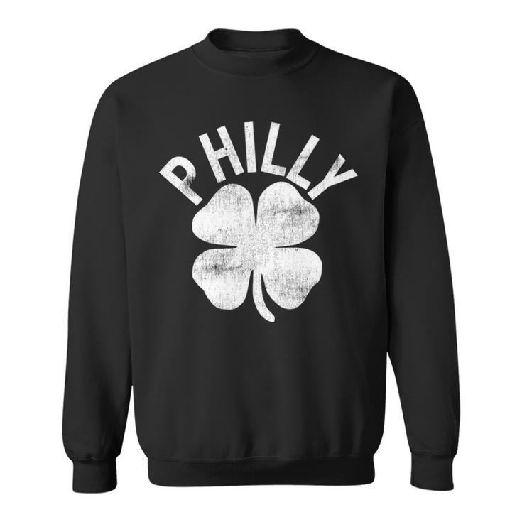 Philly St Patricks Day Philadelphia Irish Clover Matching Sweatshirt