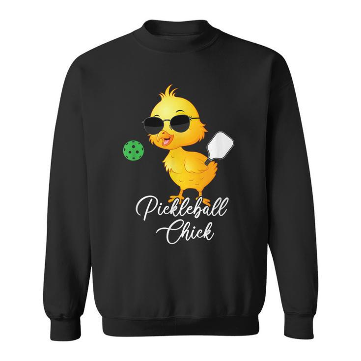 Pickleball Chick Funny Pickleball  Sweatshirt
