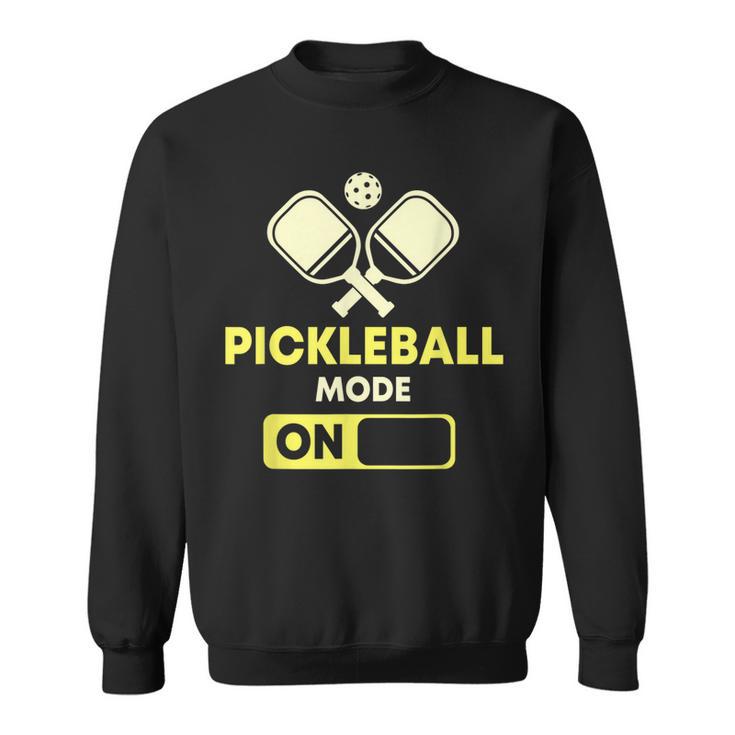 Pickleball Modus Ein Pickleball Schläger Und Ball Sweatshirt