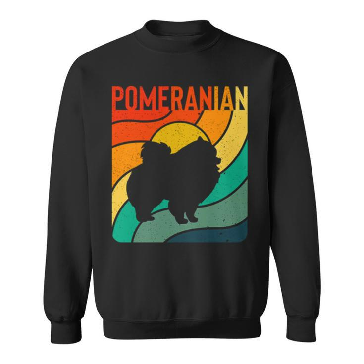 Pomeranian Dog Vintage Pet Lover Sweatshirt