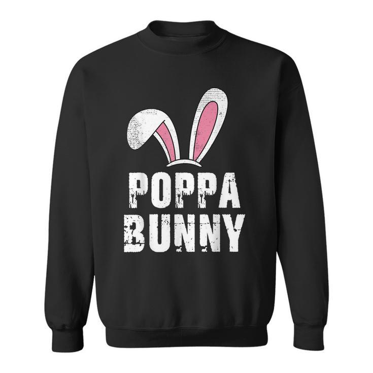 Poppa Bunny Ears Easter Day Rabbit Family Matching  Sweatshirt