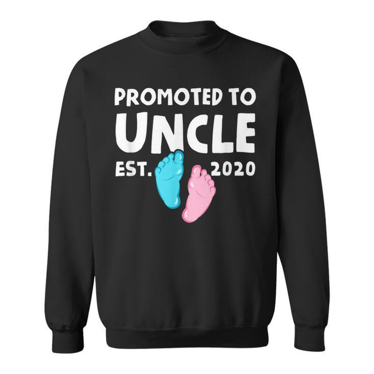 Promoted To Uncle Est 2020 Pregnancy New Uncle Gift Sweatshirt