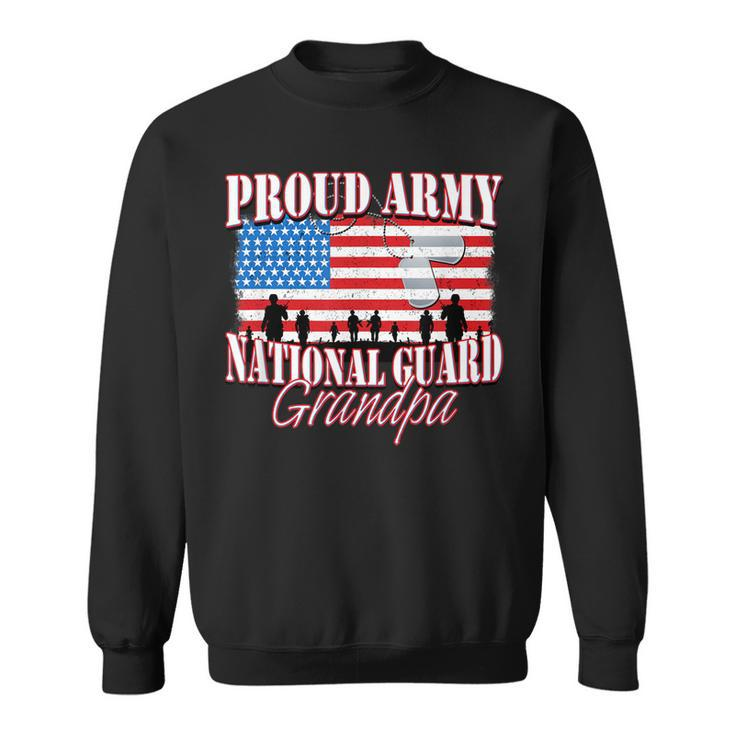 Proud Army National Guard Grandpa  Grandparents Day Sweatshirt