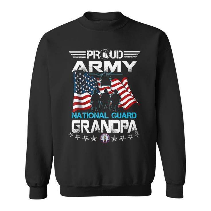 Proud Army National Guard Grandpa US Military Gift Sweatshirt