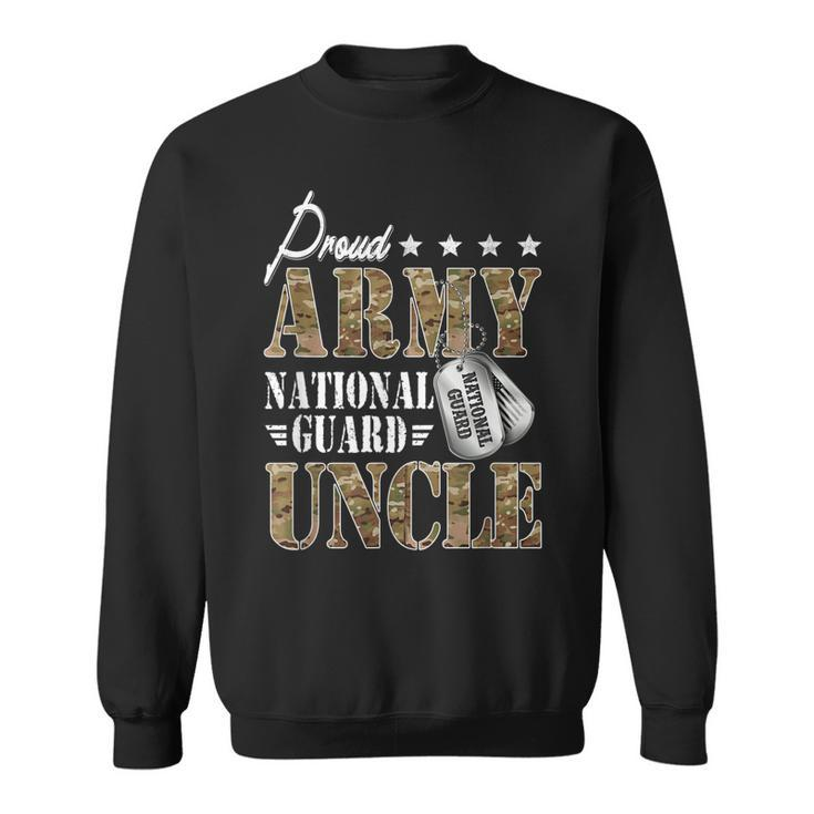 Proud Army National Guard Uncle National Guard Graduation Sweatshirt