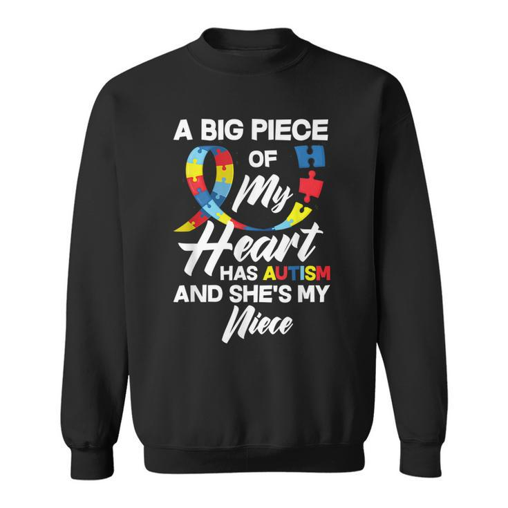 Proud Autism Aunt  Uncle Autistic Niece Autism Awareness Sweatshirt