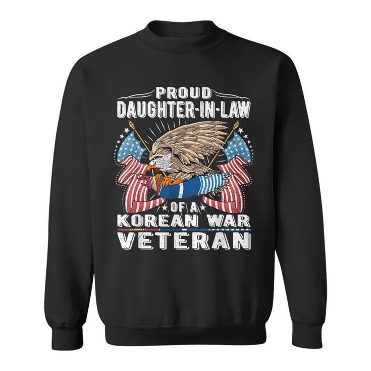 Proud Daughter-In-Law Of A Korean War Veteran - Vets Family  Men Women Sweatshirt Graphic Print Unisex
