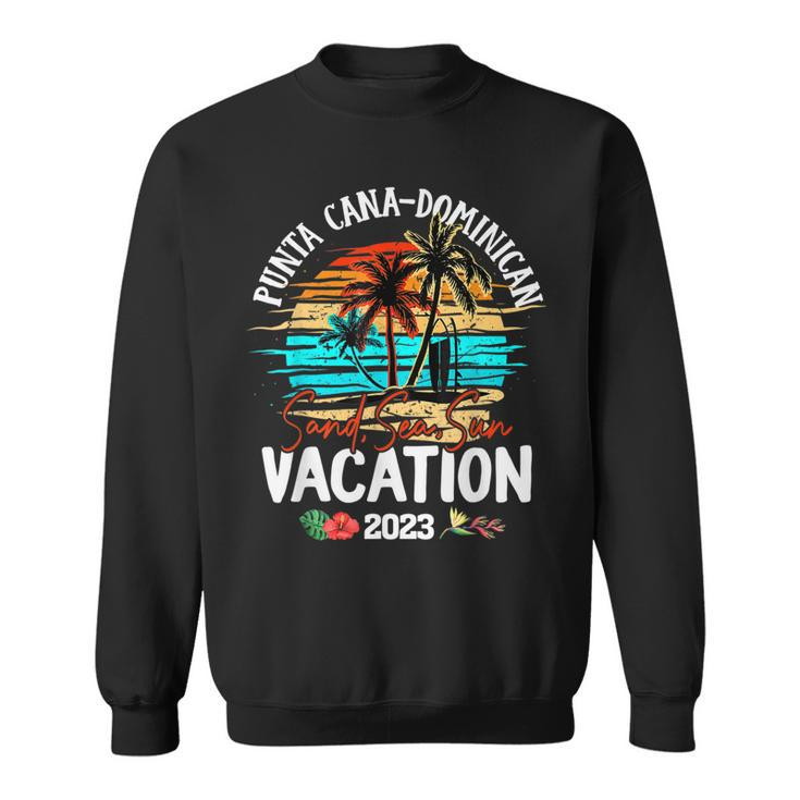 Punta Cana Dominican Vacation 2023 Matching Family Group  Sweatshirt