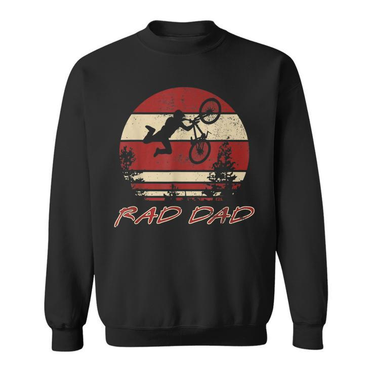 Rad Dad Racing Retro Vintage 80S Bmx  V2 Sweatshirt